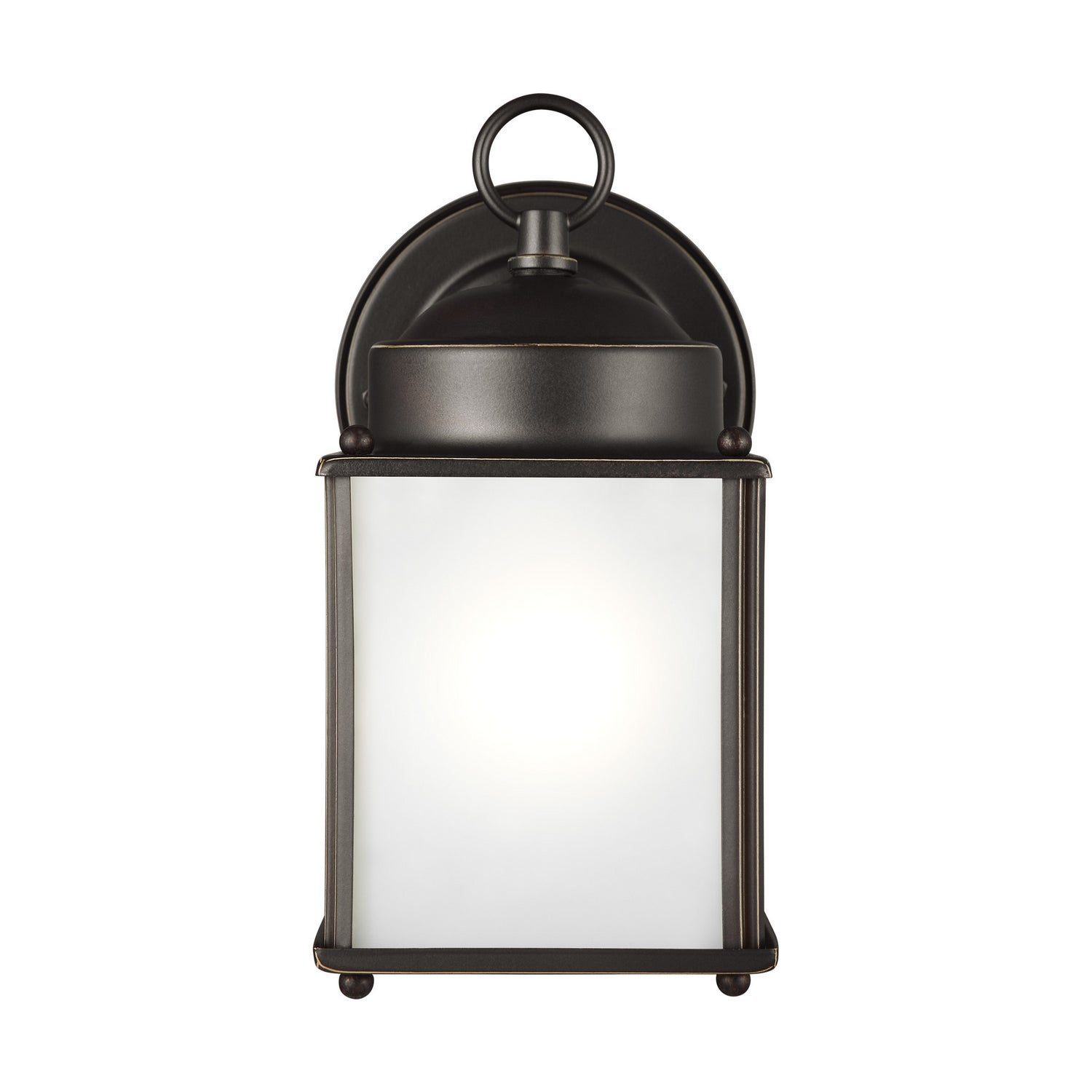 Generation Lighting. - 8592001-71 - One Light Outdoor Wall Lantern - New Castle - Antique Bronze