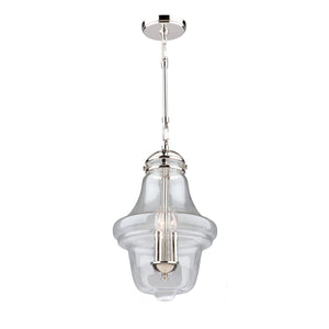 Artcraft - AC11283PN - Three Light Pendant - Alexandria - Polished Nickel