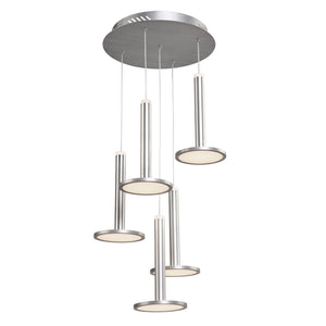 Artcraft - AC7556 - LED Chandelier - Aurora - Brushed Aluminum