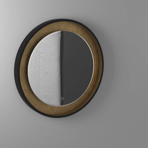 Artcraft - AM304 - LED Mirror - Reflections - Oil Rubbed Bronze & Gold Leaf