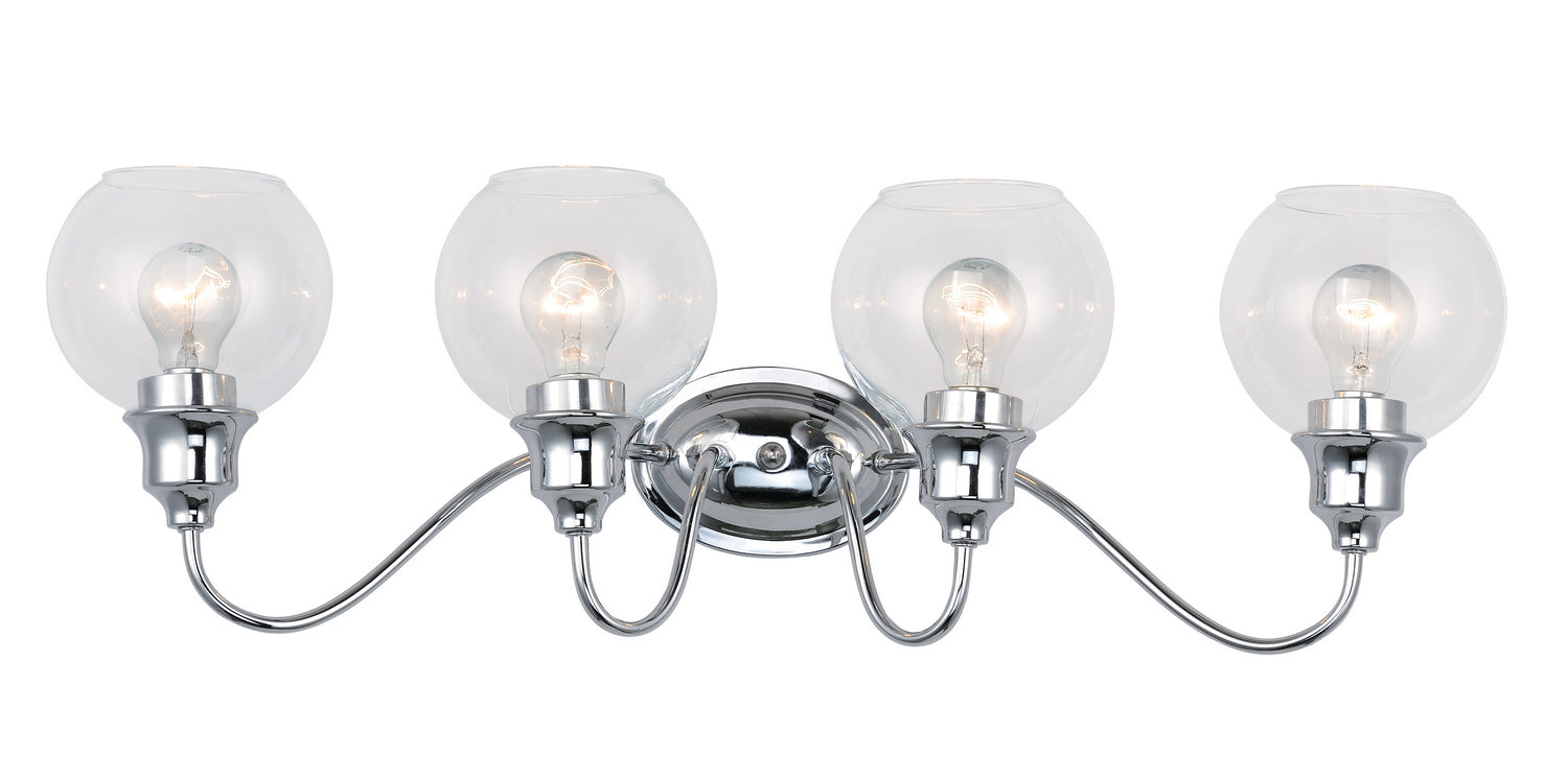 Maxim - 1114CLPC - Four Light Bath Vanity - Ballord - Polished Chrome