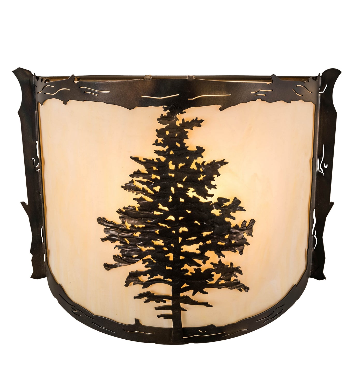 Meyda Tiffany - 190071 - One Light Wall Sconce - Tamarack - Dark Burnished Antique Copper