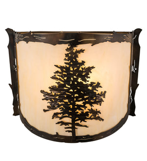 Meyda Tiffany - 190071 - One Light Wall Sconce - Tamarack - Dark Burnished Antique Copper