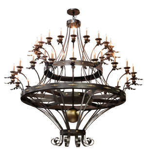 Meyda Tiffany - 198967 - LED Chandelier - Chloe - Exterior Oil Rubbed Bronze