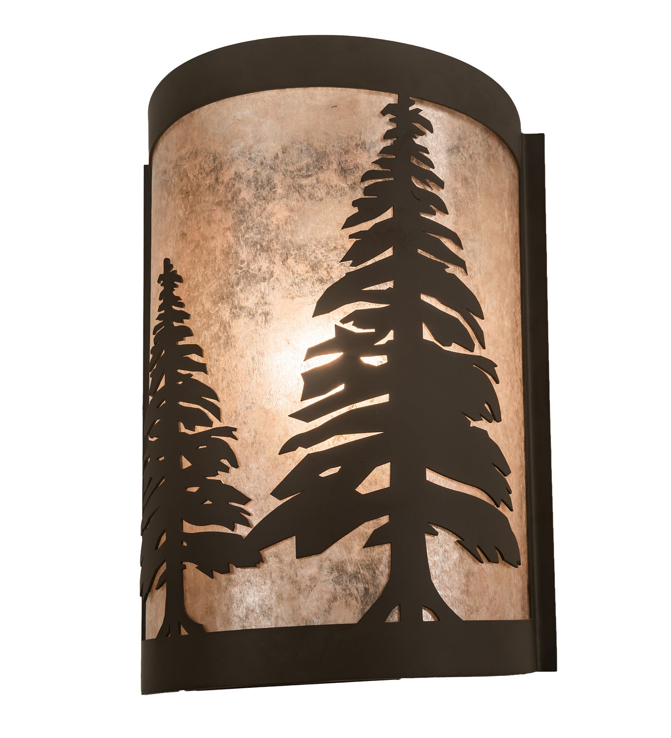 Meyda Tiffany - 200797 - One Light Wall Sconce - Tall Pines - Oil Rubbed Bronze