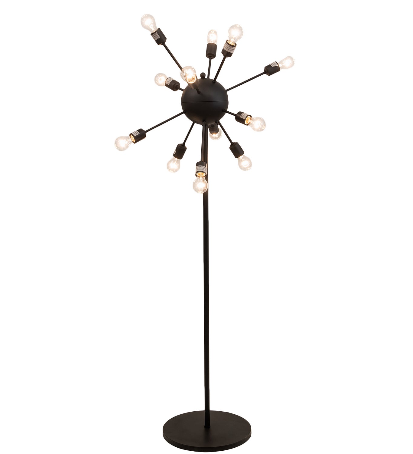 Meyda Tiffany - 201065 - 12 Light Floor Lamp - Relek - Textured Black