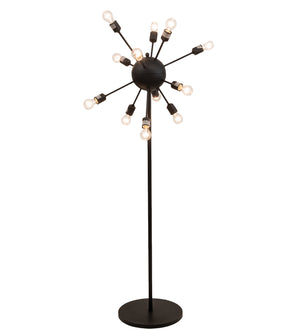 Meyda Tiffany - 201065 - 12 Light Floor Lamp - Relek - Textured Black