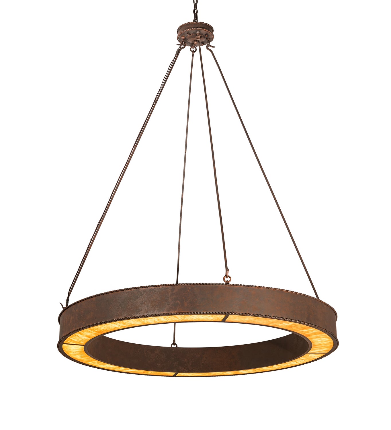 Meyda Tiffany - 201694 - LED Chandelier - Escabroso - Rusty Nail