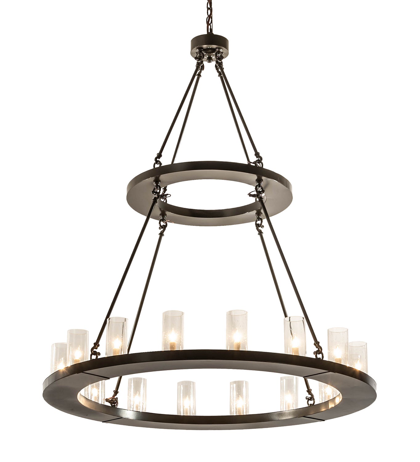 Meyda Tiffany - 202214 - 16 Light Chandelier - Loxley - Timeless Bronze