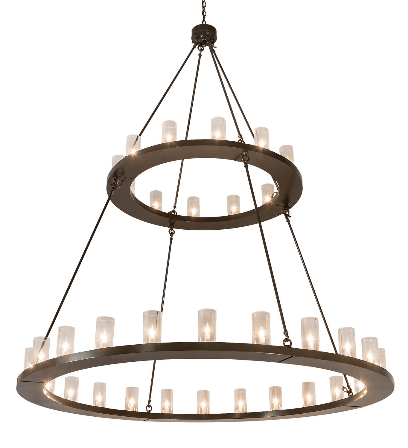 Meyda Tiffany - 202215 - 36 Light Chandelier - Loxley - Timeless Bronze