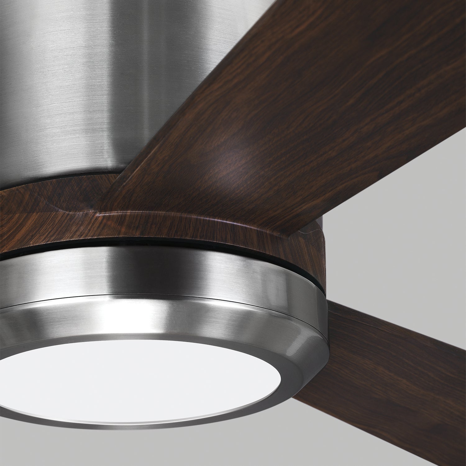 Generation Lighting. - 3CLYR52BSD-V1 - 52"Ceiling Fan - Clarity - Brushed Steel