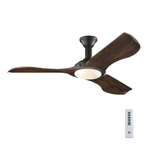 Visual Comfort Fan - 3MNLR56BKD-V1 - 56"Ceiling Fan - Minimalist - Matte Black