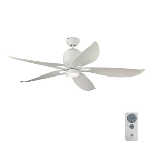 Generation Lighting. - 5LLR56RZWD-V1 - 56"Ceiling Fan - Lily - Matte White