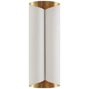 Visual Comfort Signature - ARN 2037PW/G - Four Light Wall Sconce - Selfoss - Plaster White and Gild