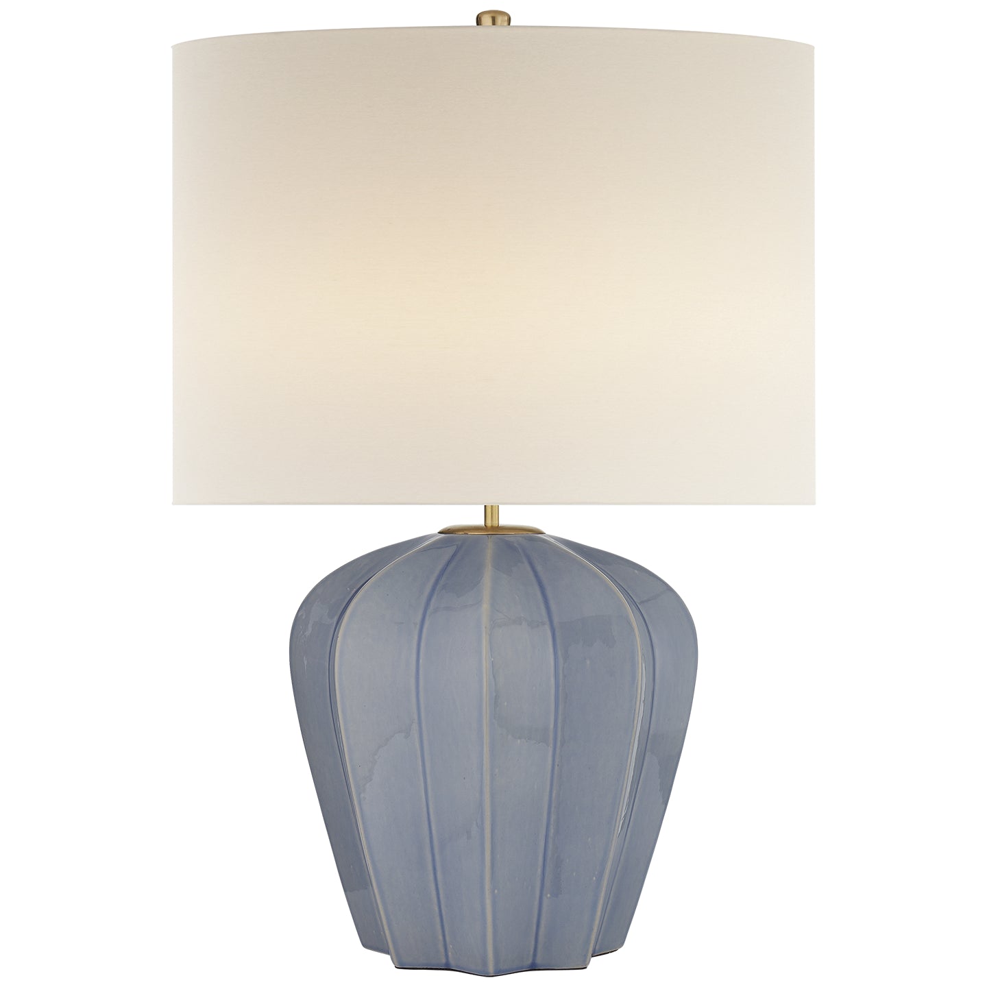 Visual Comfort Signature - ARN 3611PBC-L - One Light Table Lamp - Pierrepont - Polar Blue Crackle