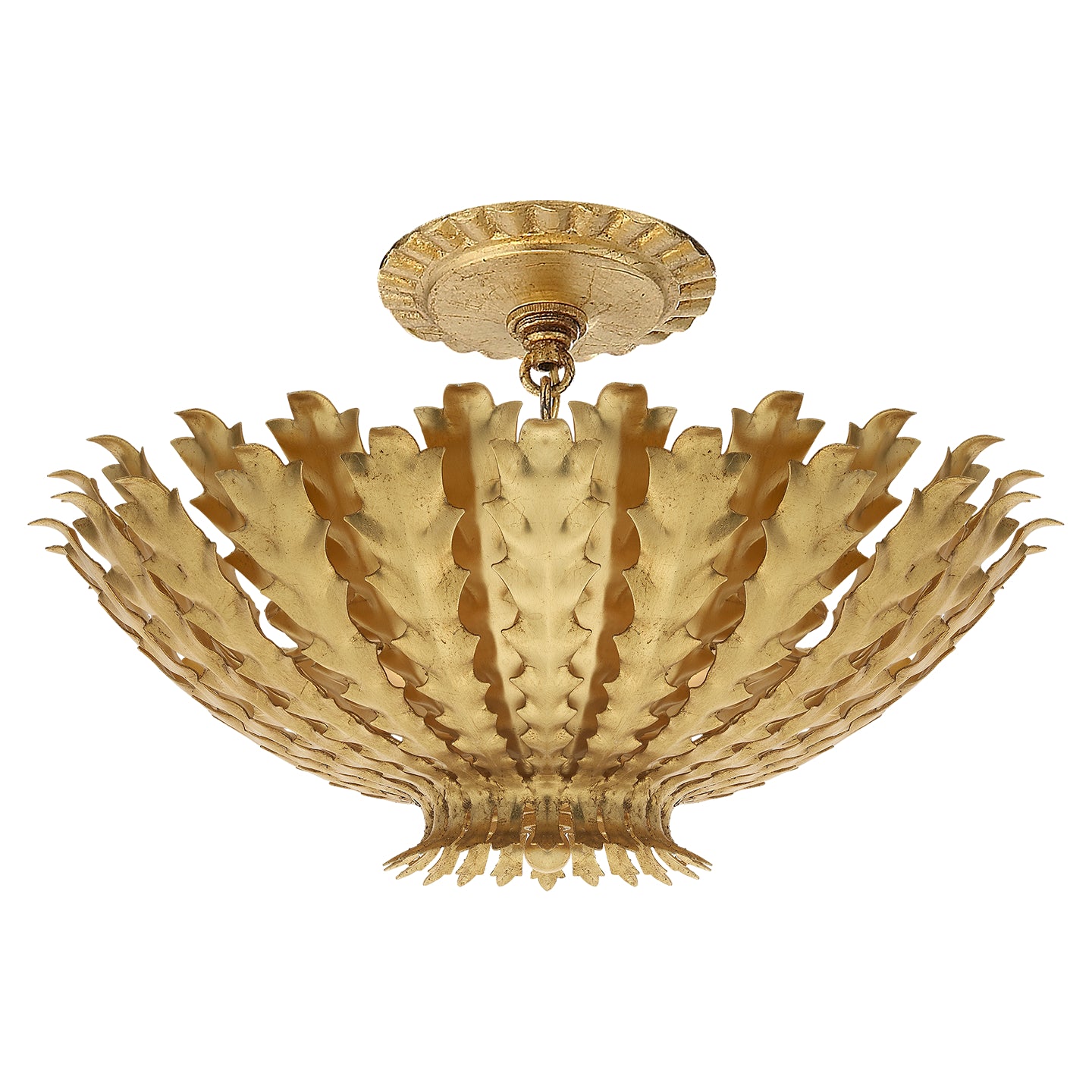 Visual Comfort Signature - ARN 4011G - Three Light Chandelier - Hampton - Gild