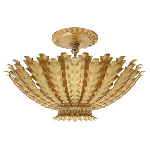 Visual Comfort Signature - ARN 4011G - Three Light Chandelier - Hampton - Gild