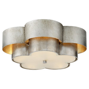 Visual Comfort Signature - ARN 4307BSL-FG - Four Light Flush Mount - Arabelle - Burnished Silver Leaf