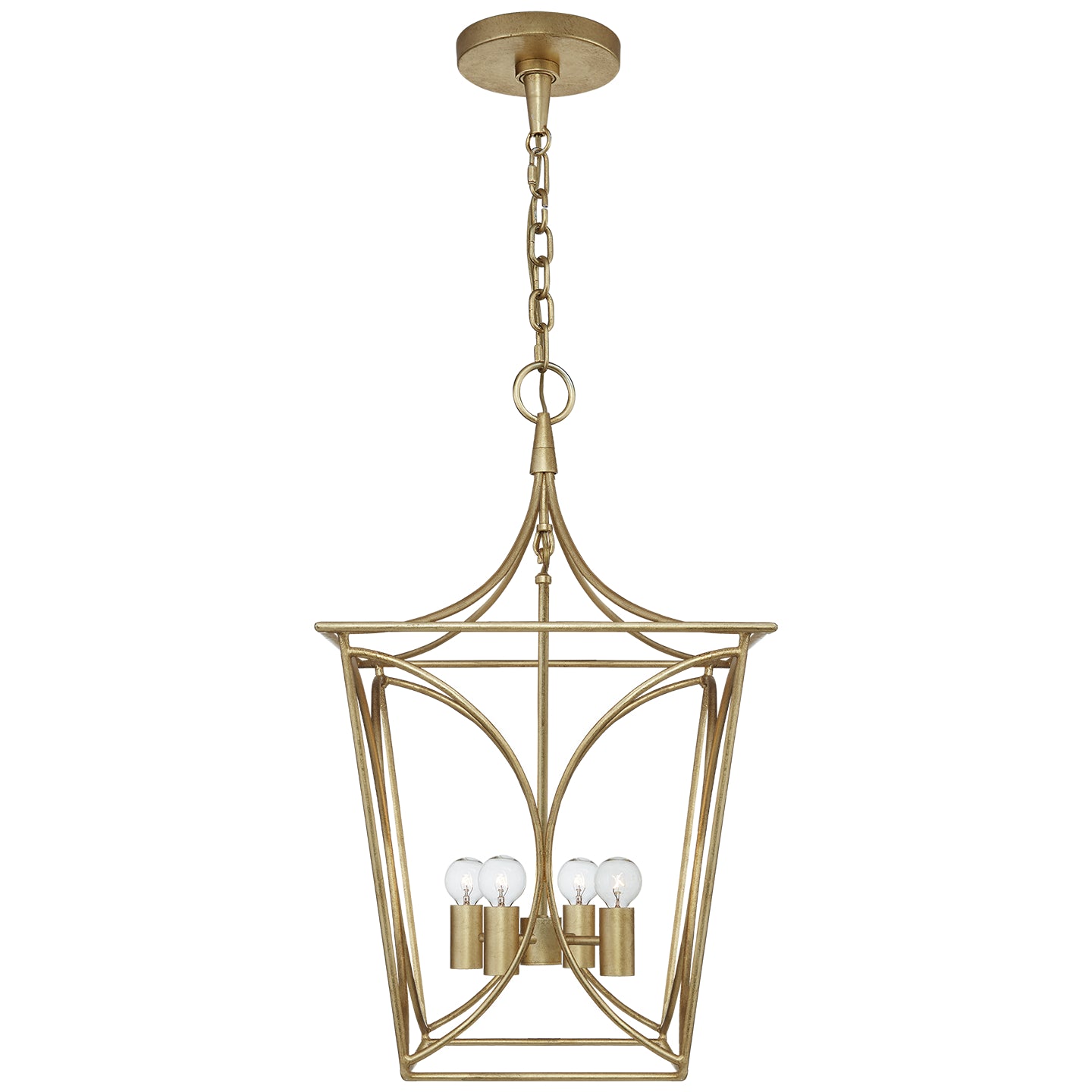 Visual Comfort Signature - KS 5144G - Four Light Lantern - Cavanagh - Gild