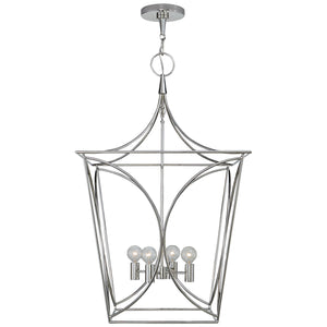 Visual Comfort Signature - KS 5145PN - Four Light Lantern - Cavanagh - Polished Nickel