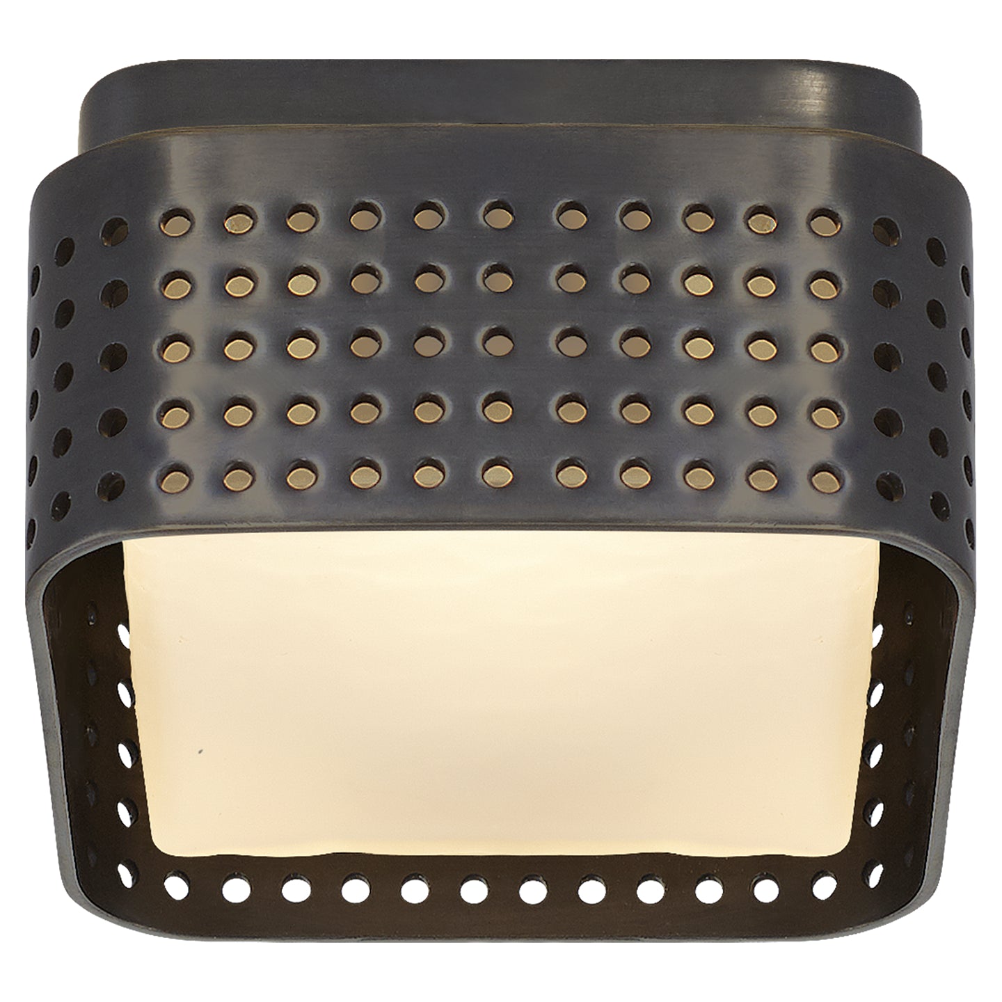 Visual Comfort Signature - KW 4055BZ-CDG - LED Flush Mount - Precision - Bronze