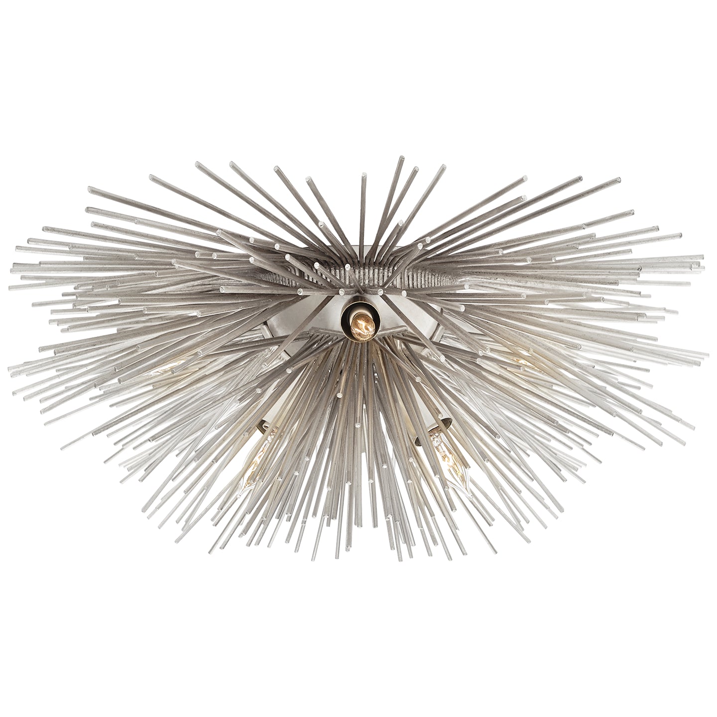 Visual Comfort Signature - KW 4065BSL - Six Light Flush Mount - Strada - Burnished Silver Leaf