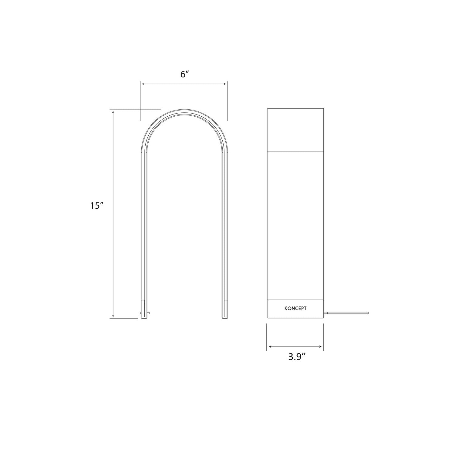 Koncept - NL2-S-SIL-DSK - LED Desk Lamp - Mr. n - Silver