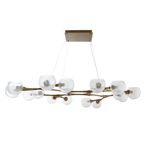 Arteriors - 89103 - 16 Light Chandelier - Mahowald - Antique Brass