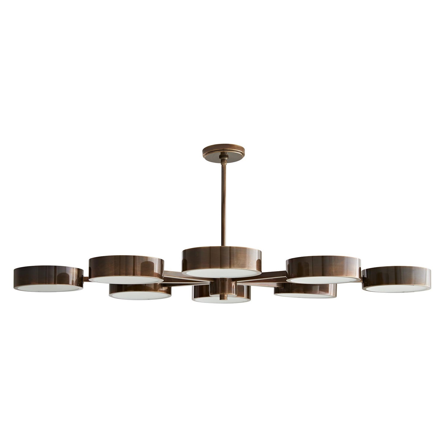 Arteriors - 89117 - Eight Light Chandelier - Linus - Heritage Brass