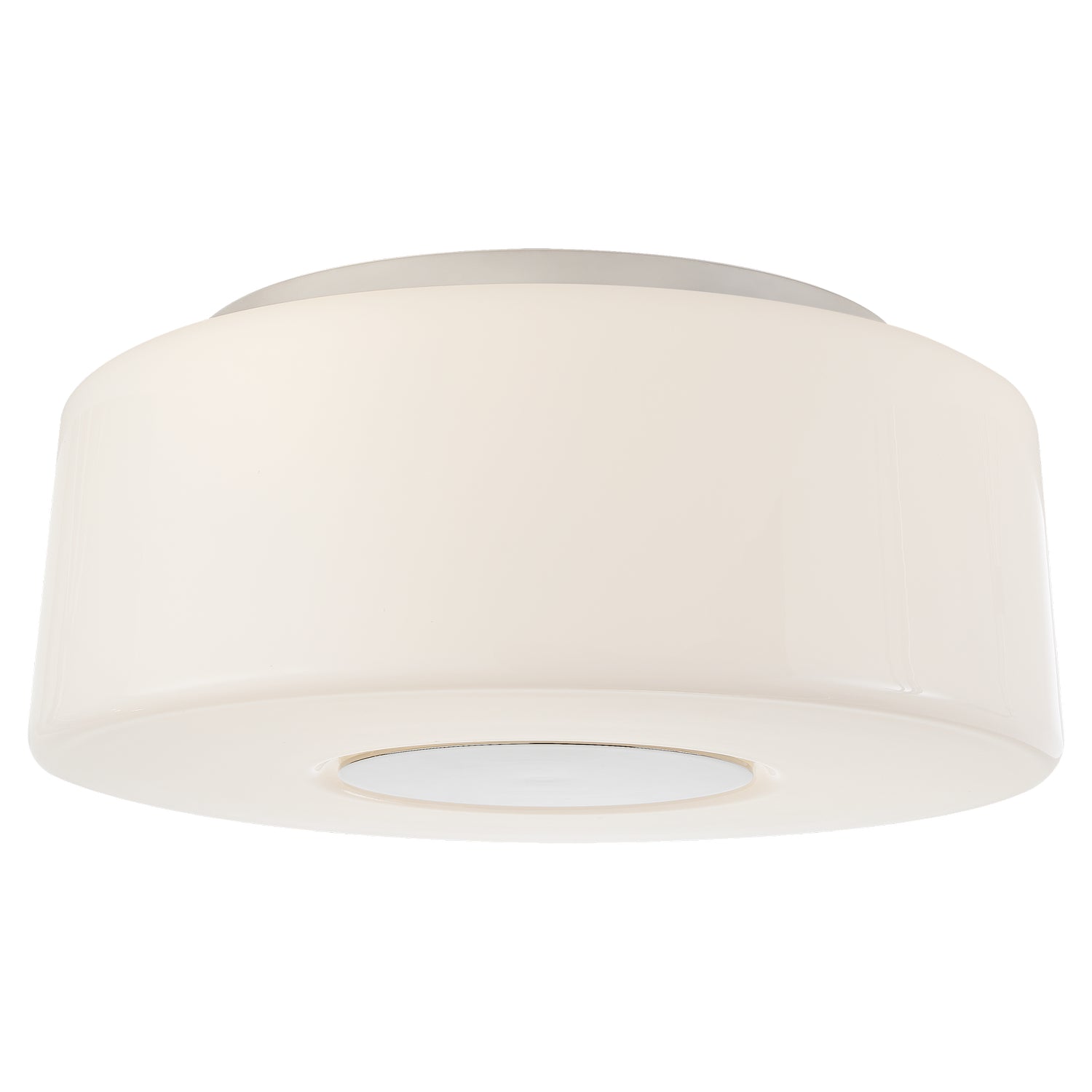 Visual Comfort Signature - BBL 4106PN-WG - Three Light Flush Mount - Acme - Polished Nickel