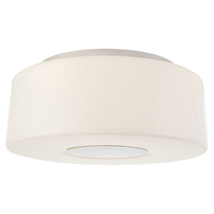 Visual Comfort Signature - BBL 4106PN-WG - Three Light Flush Mount - Acme - Polished Nickel