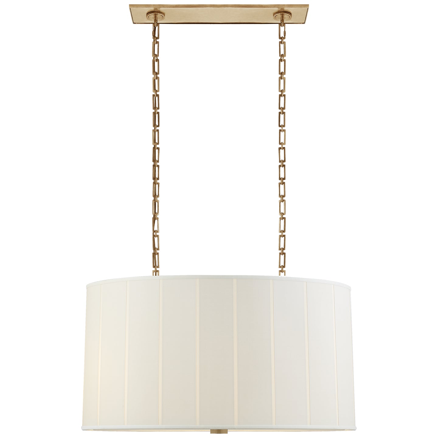 Visual Comfort Signature - BBL 5031SB-S - Four Light Pendant - Perfect Pleat - Soft Brass