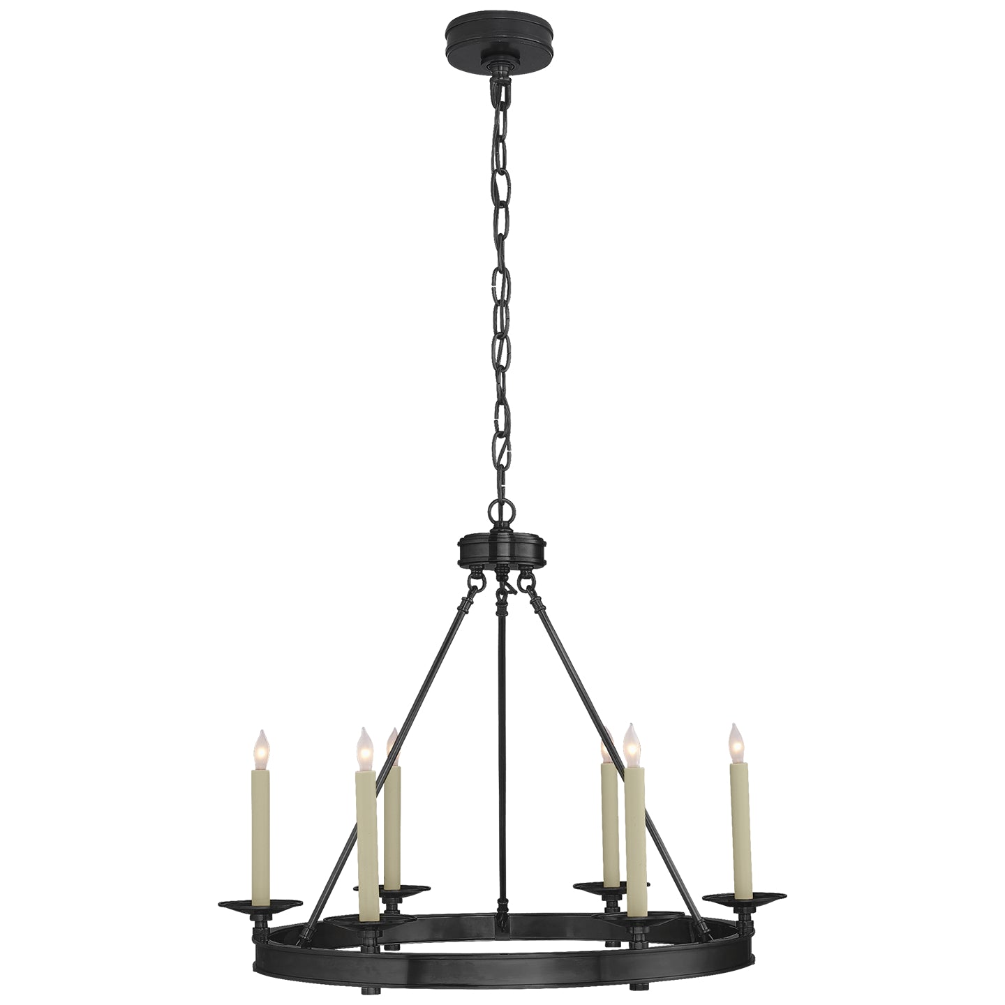 Visual Comfort Signature - CHC 1600BZ - Six Light Chandelier - Launceton - Bronze