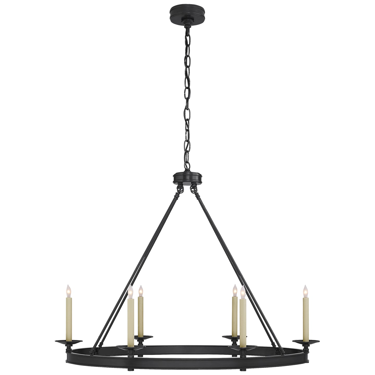 Visual Comfort Signature - CHC 1603BZ - Six Light Chandelier - Launceton - Bronze