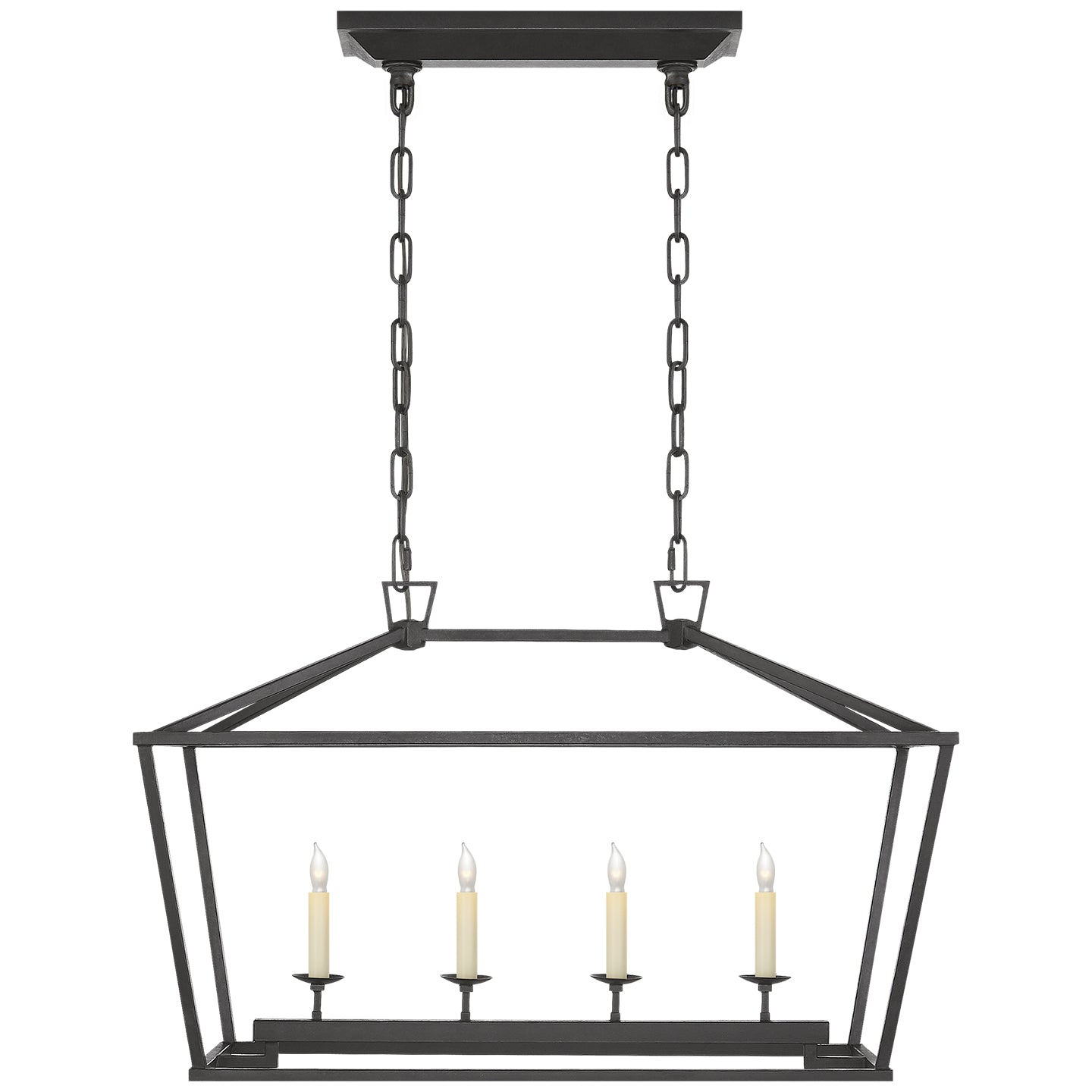 Visual Comfort Signature - CHC 2168AI - Four Light Lantern - Darlana - Aged Iron