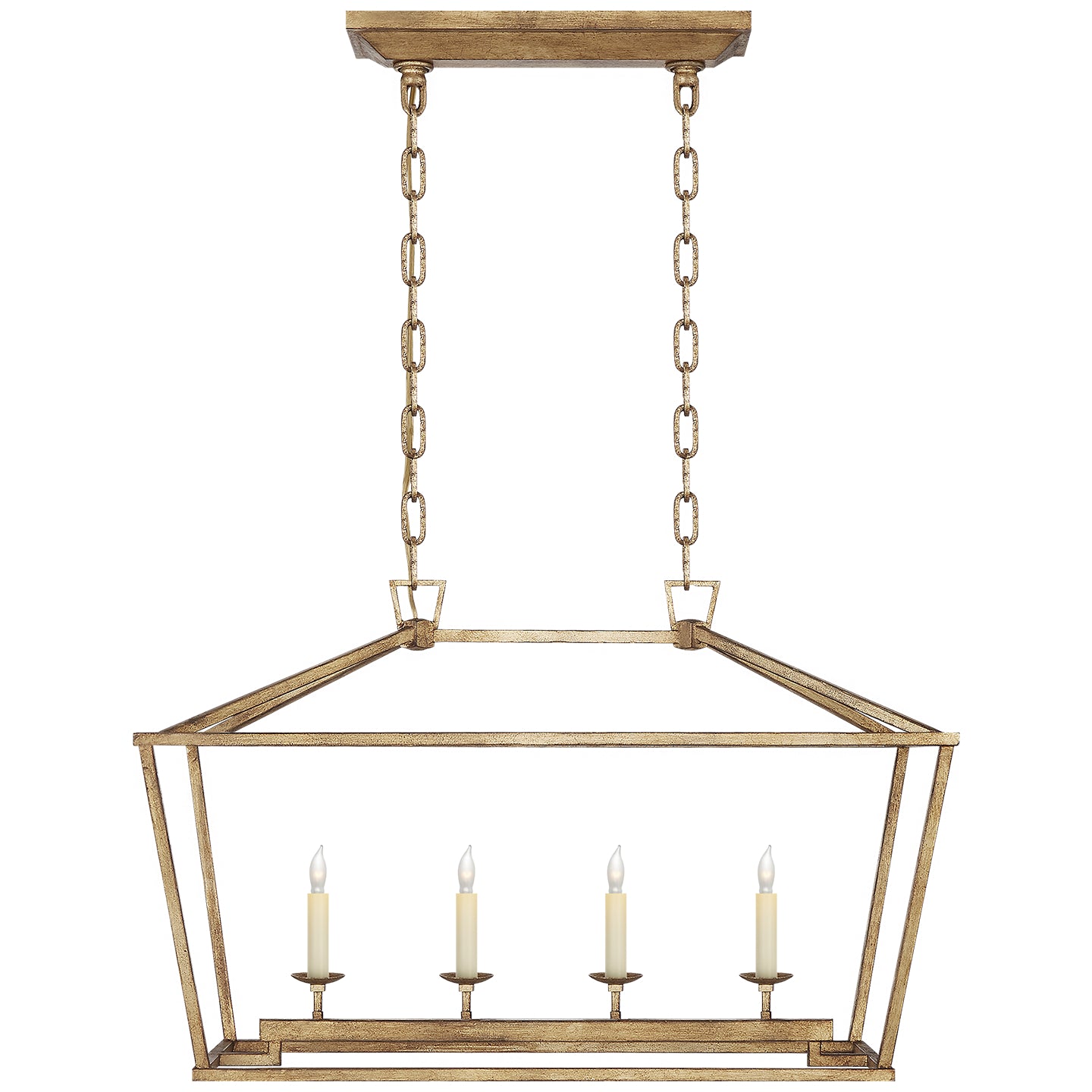 Visual Comfort Signature - CHC 2168GI - Four Light Lantern - Darlana - Gilded Iron