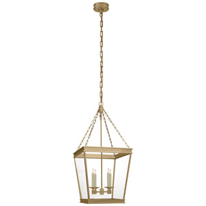 Visual Comfort Signature - CHC 5611AB-CG - Four Light Lantern - Launceton - Antique-Burnished Brass