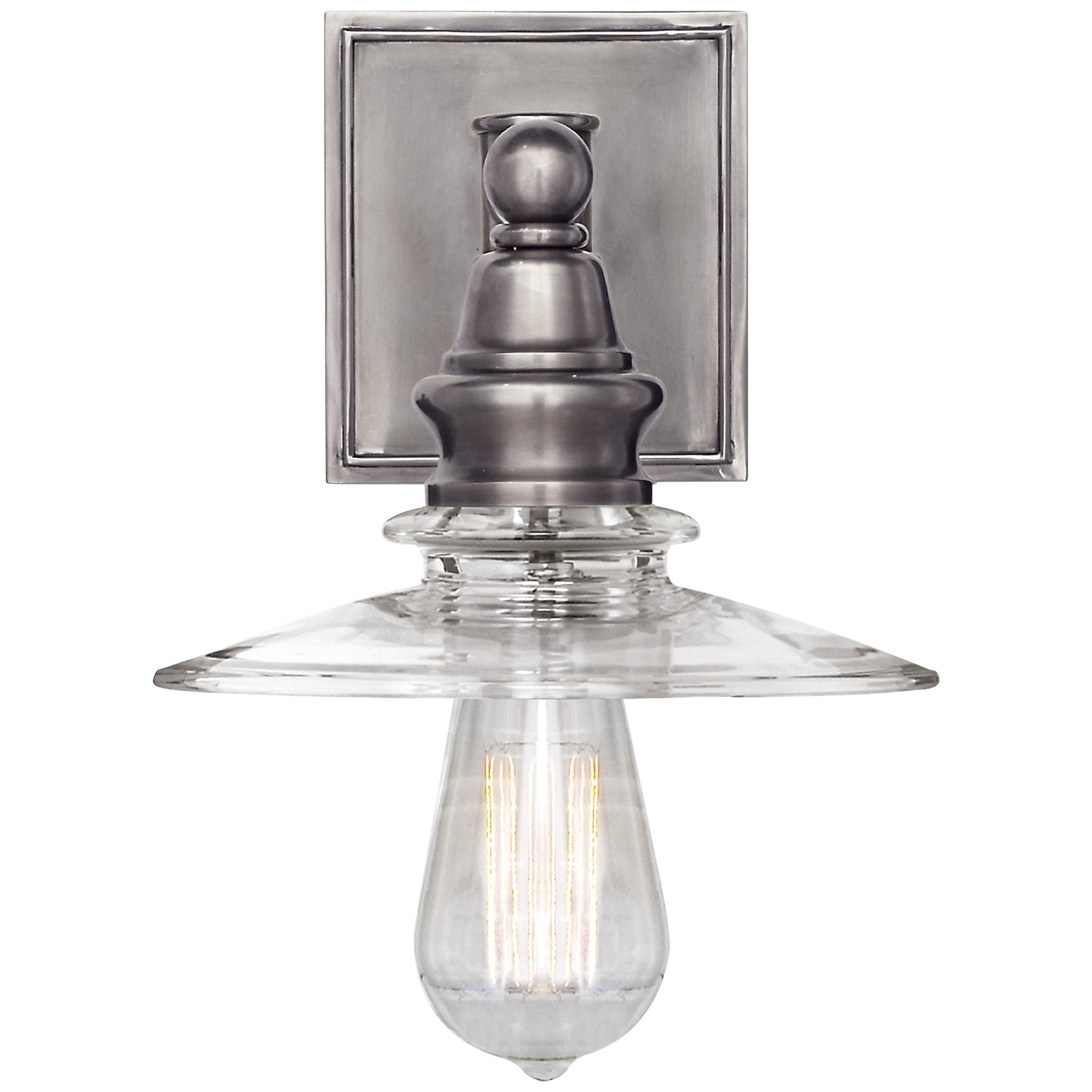 Visual Comfort Signature - CHD 2473AN-CG - One Light Wall Sconce - Covington - Antique Nickel