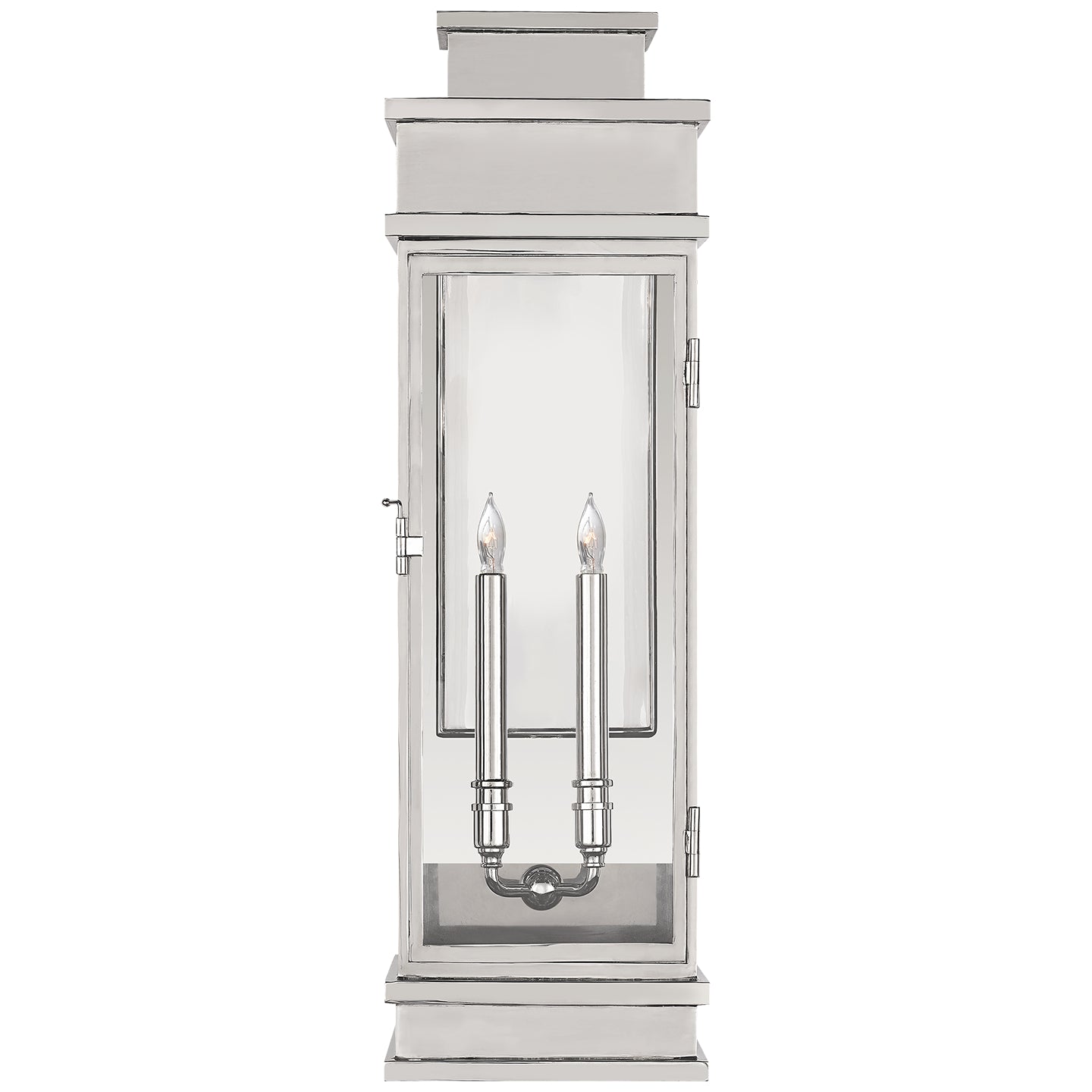 Visual Comfort Signature - CHD 2911PN-CG - Two Light Wall Lantern - Linear Lantern - Polished Nickel