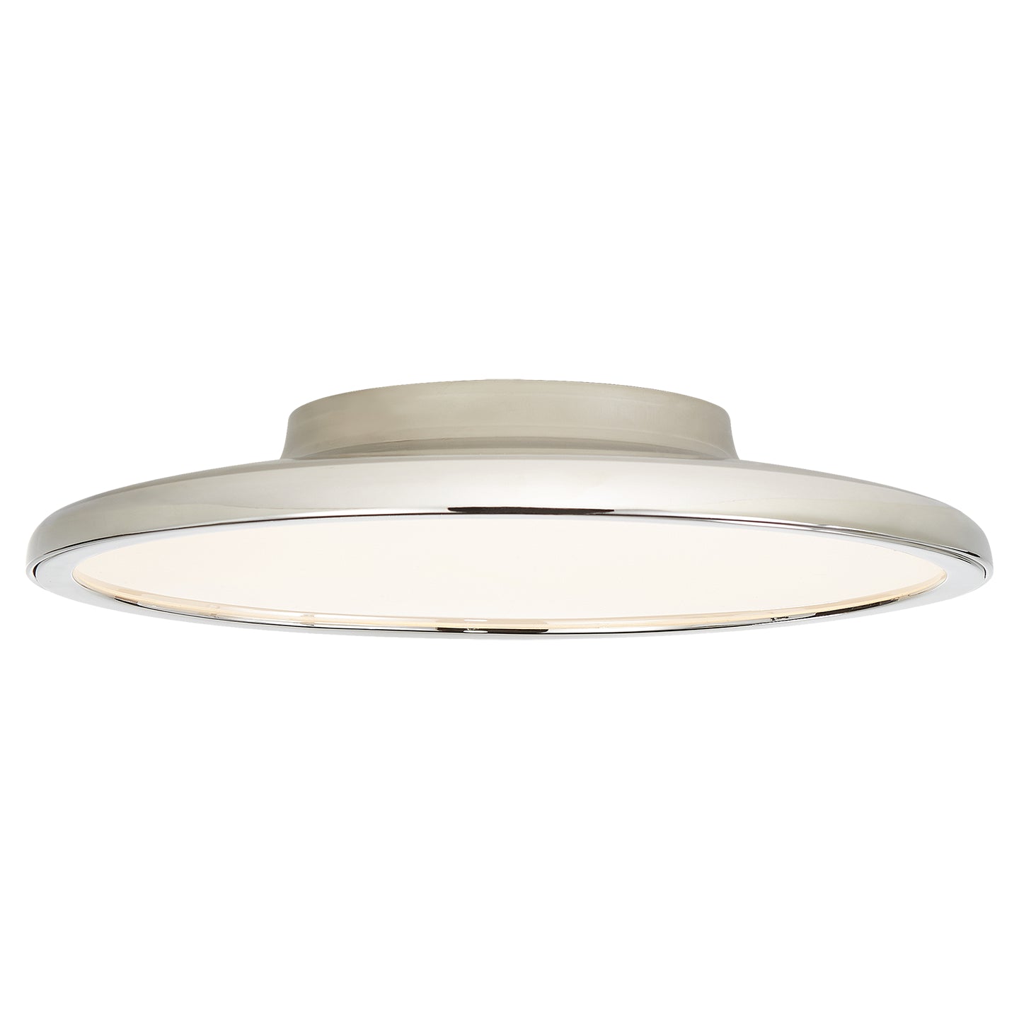 Visual Comfort Signature - PB 4000PN - LED Flush Mount - Dot - Polished Nickel