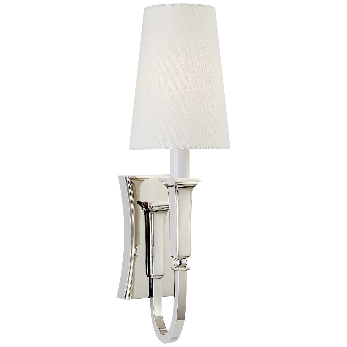 Visual Comfort Signature - TOB 2272PN-L - One Light Wall Sconce - Delphia - Polished Nickel