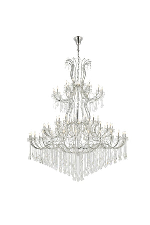 Elegant Lighting - 2800G120C/RC - 84 Light Chandelier - Maria Theresa - Chrome