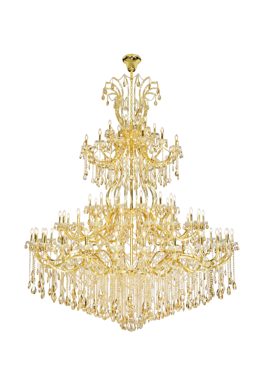 Elegant Lighting - 2803G120G-GS/RC - 84 Light Chandelier - Maria Theresa - Gold