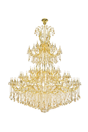 Elegant Lighting - 2803G120G-GS/RC - 84 Light Chandelier - Maria Theresa - Gold