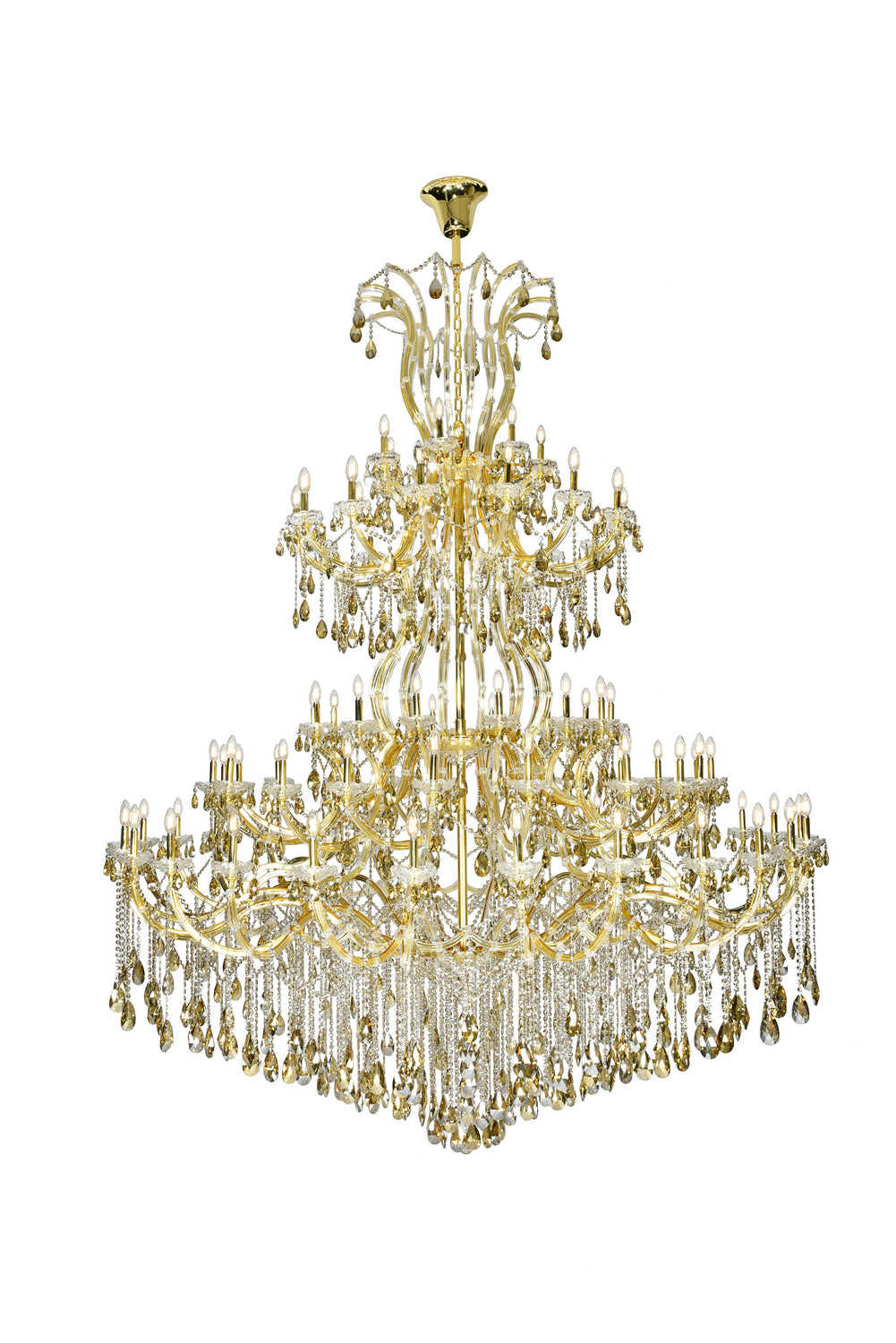 Elegant Lighting - 2803G120G-GT/RC - 84 Light Chandelier - Maria Theresa - Gold