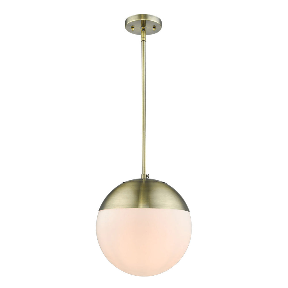 Golden - 3218-L AB-AB - One Light Pendant - Dixon AB - Aged Brass