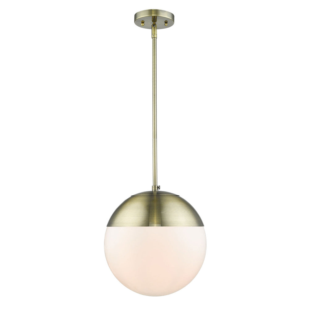 Golden - 3218-L AB-AB - One Light Pendant - Dixon AB - Aged Brass