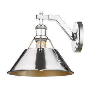 Golden - 3306-1W CH-CH - One Light Wall Sconce - Orwell CH - Chrome