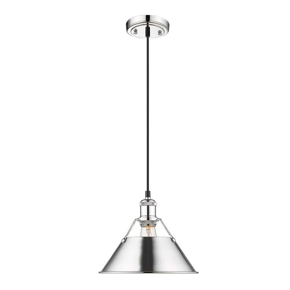 Golden - 3306-M CH-CH - One Light Pendant - Orwell CH - Chrome