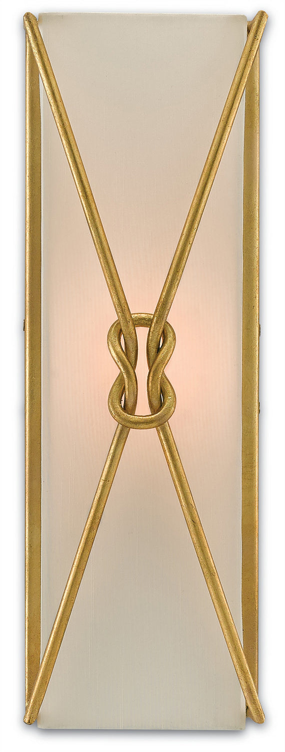 Currey and Company - 5000-0078 - One Light Wall Sconce - Ariadne - Contemporary Gold Leaf